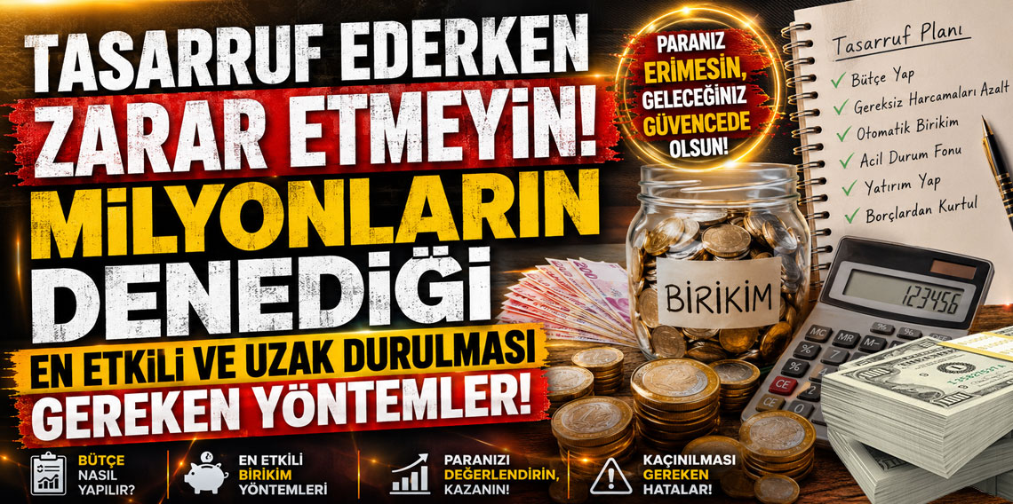 Tasarruf ederken zarar etmeyin! Milyonların denediği en etkili ve uzak durulması gereken yöntemler!