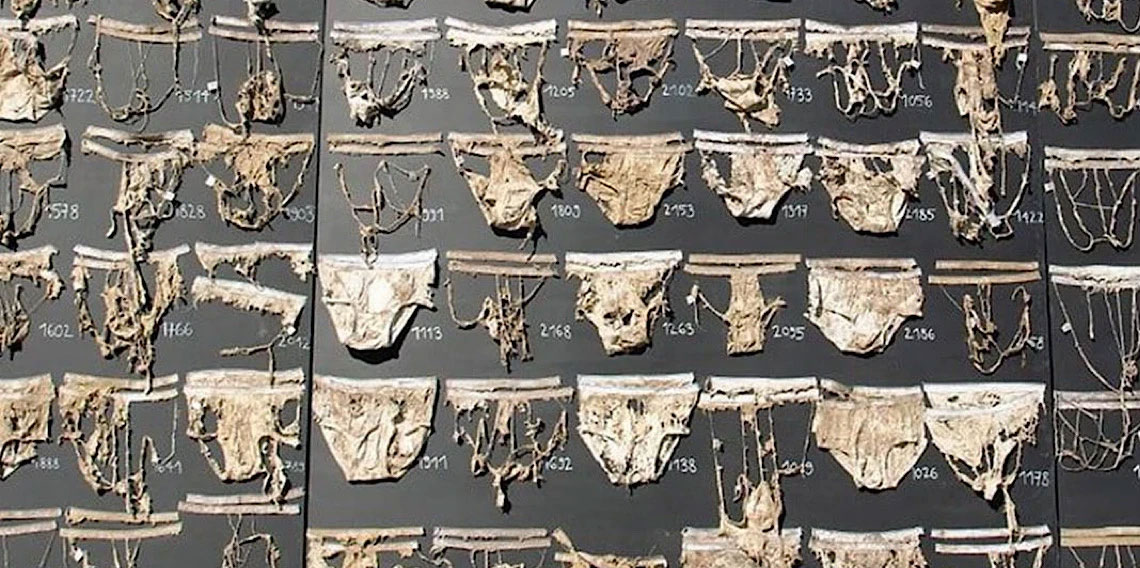 2 bin iç çamaşırı toprağa gömüldü! Nedeni şaşkına çevirdi