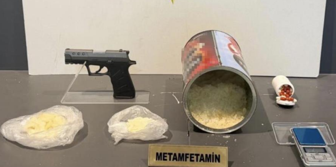 Samsun'da 760 gram metamfetamin ele geçirildi