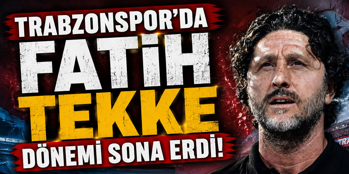 Trabzonspor'da Fatih Tekke dönemi sona erdi!