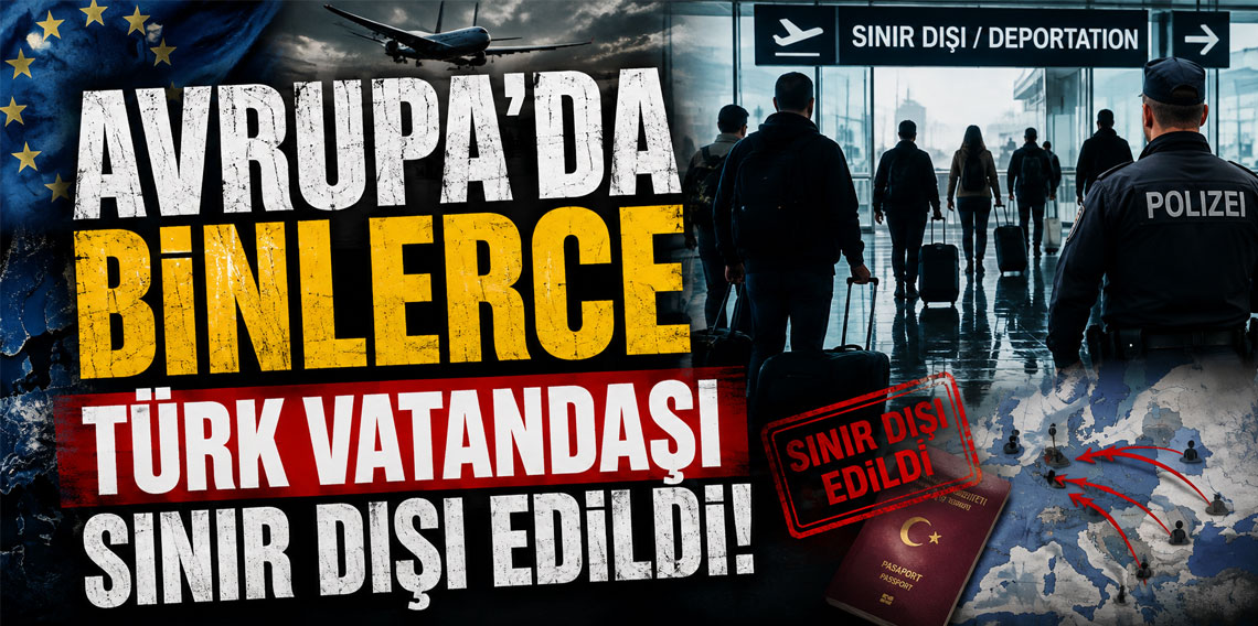 Avrupa'da binlerce Türk vatandaşı sınır dışı edildi