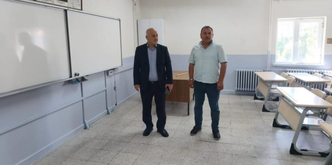 Aydıntepe’de yeni dönem öncesi okullarda inceleme yapıldı