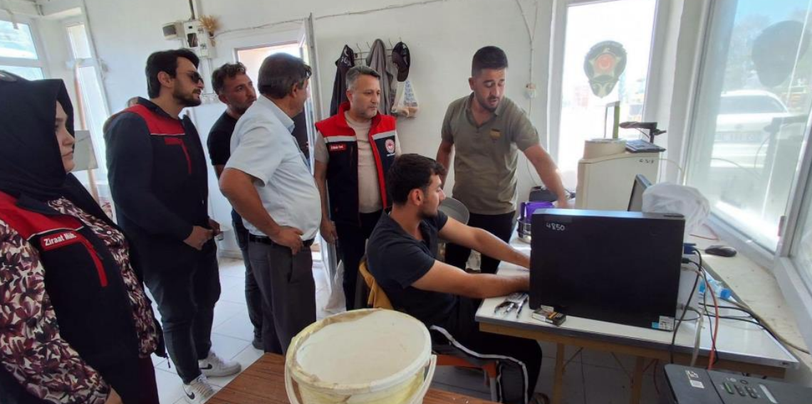 Bayburt’ta TMO alım ofisinde ürün kabulü sürüyor