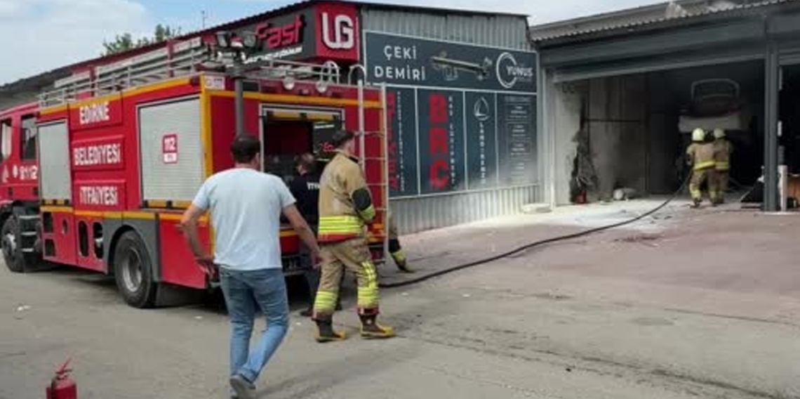 LPG tamirhanesinde patlama: 2 yaralı