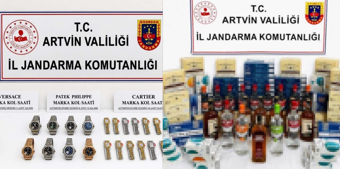 Artvin’de kaçakçılık operasyonları: 25 şüpheli yakalandı