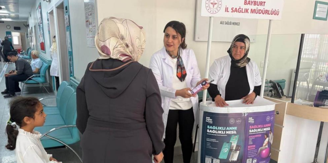 Bayburt’ta anne adaylarına sağlıklı gebelik bilgilendirmesi