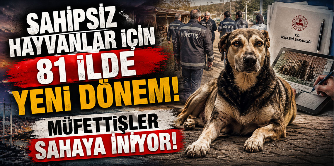 Sahipsiz hayvanlar için 81 ilde yeni dönem! Müfettişler sahaya iniyor
