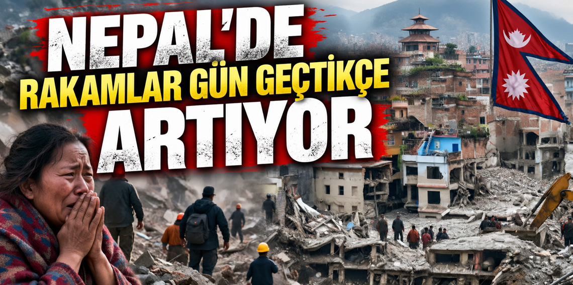 Nepal'deki selde hayatını kaybedenlerin sayısı 1342'ye çıktı