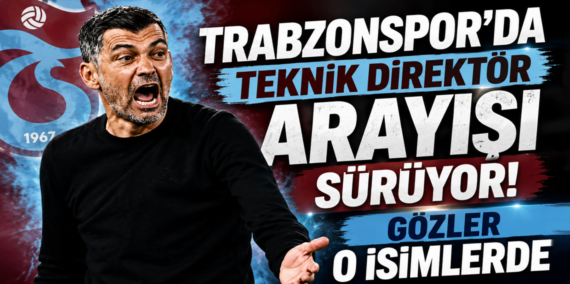 Trabzonspor'da teknik direktör arayışı sürüyor! Marcelino mu? Conceiçao'u mu?