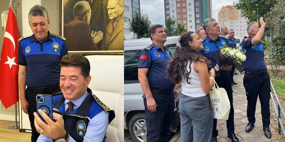 Başkan Kaya'dan Emekli Zabıta Memuruna Sürpriz