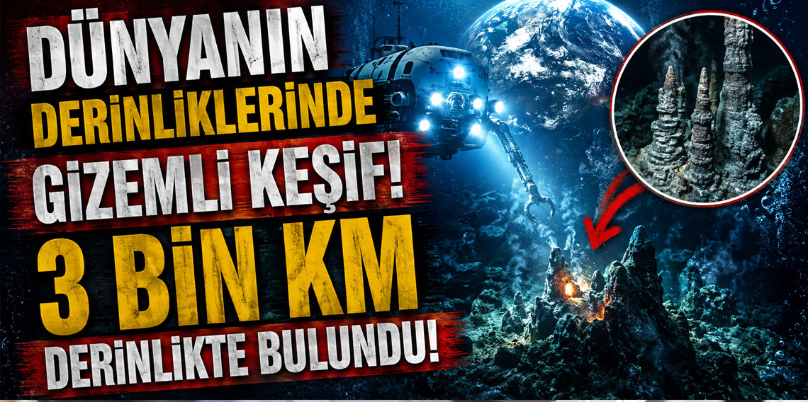 Dünyanın derinliklerinde gizemli keşif: 3 bin km derinlikte bulundu