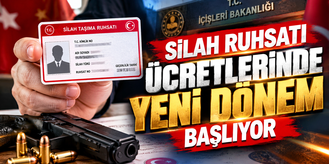 Silah ruhsatı ücretlerinde yeni dönem başlıyor