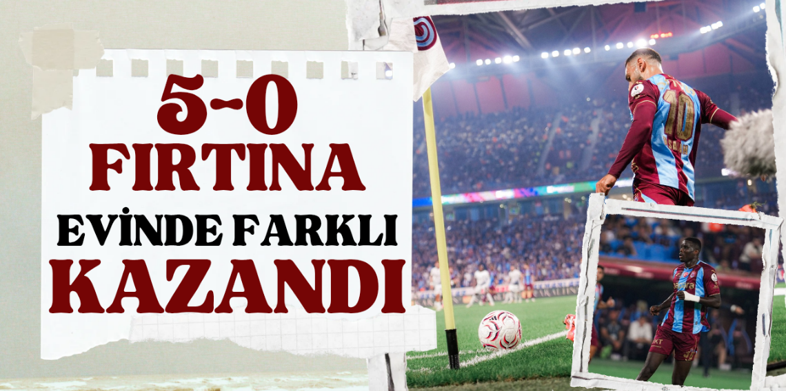 Trabzonspor, Gençlerbirliği'ne Gol Oldu Yağdı