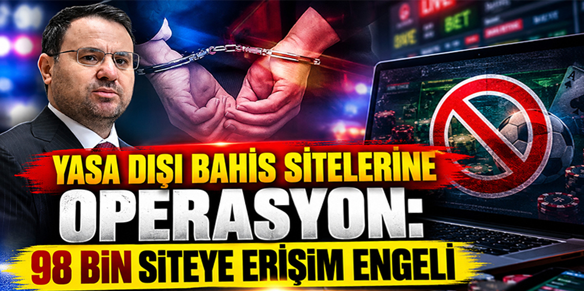 Yasa dışı bahis sitelerine ağır darbe!