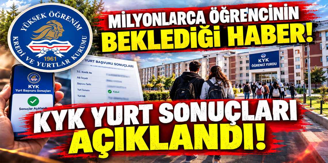 KYK yurt sonuçları açıklandı! 2026-2027 KYK yurt sonuçları nasıl sorgulanır?
