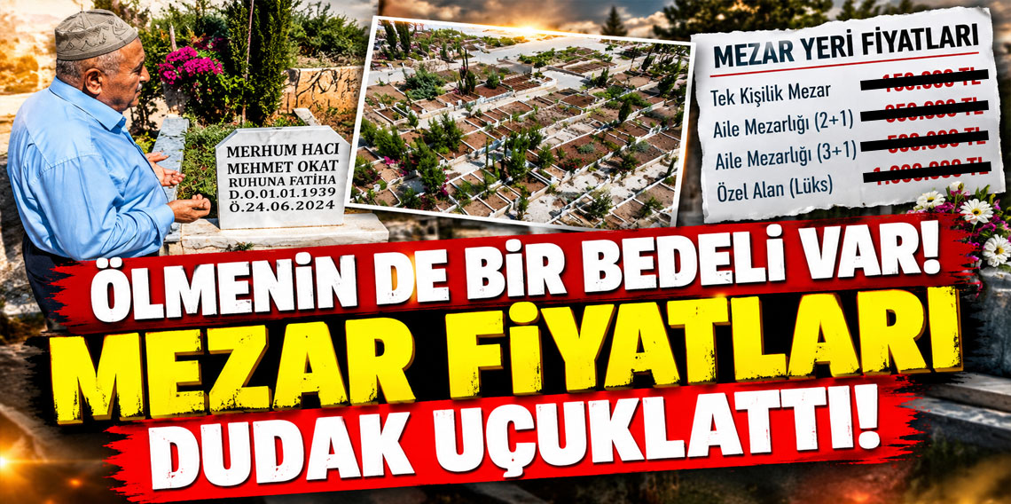 Adana'da mezar yeri fiyatı ikiye katlandı! Vatandaş dev zamma tepki gösterdi