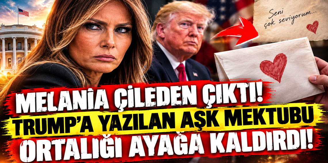 Melania çileden çıktı! Trump'a yazılan aşk mektubu ortalığı ayağa kaldırdı