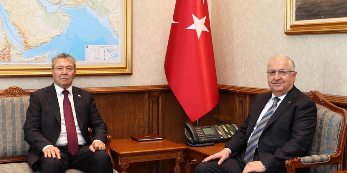 Bakan Güler, KKTC Başbakanı Üstel ile görüştü