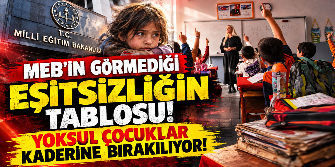MEB’in görmediği eşitsizliğin tablosu!
