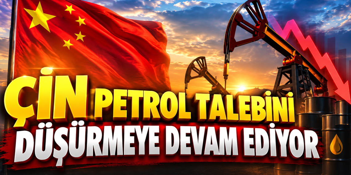 Çin Petrol Talebini Düşürmeye Devam Ediyor
