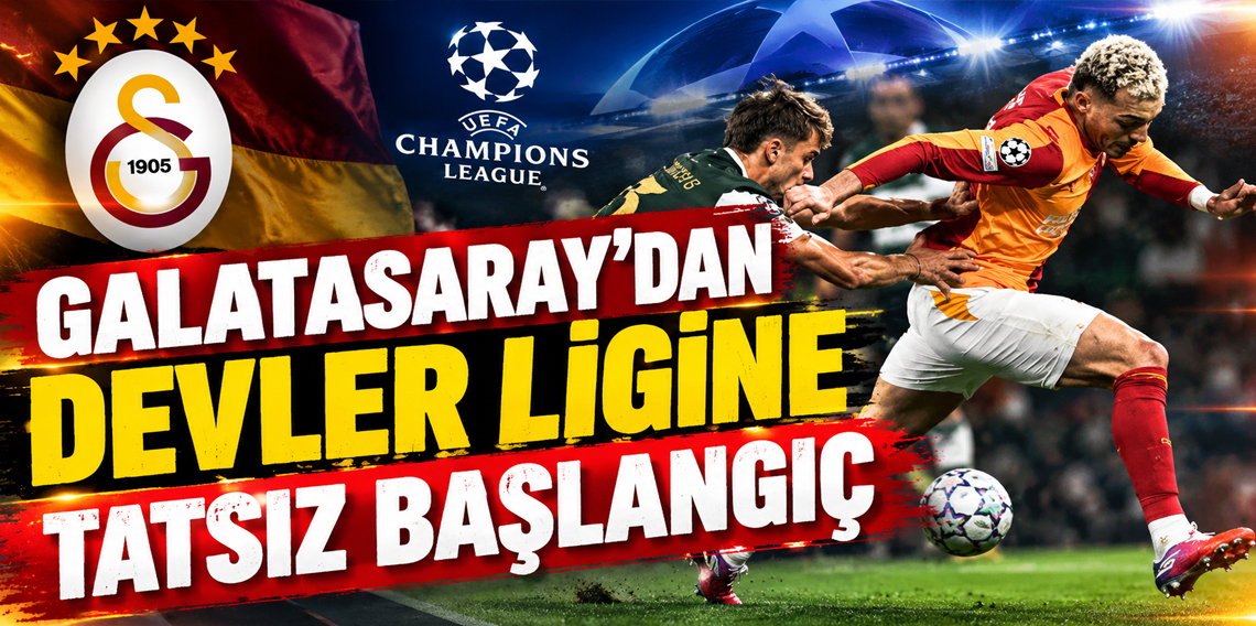 Galatasaray'dan Devler Ligine Tatsız Başlangıç