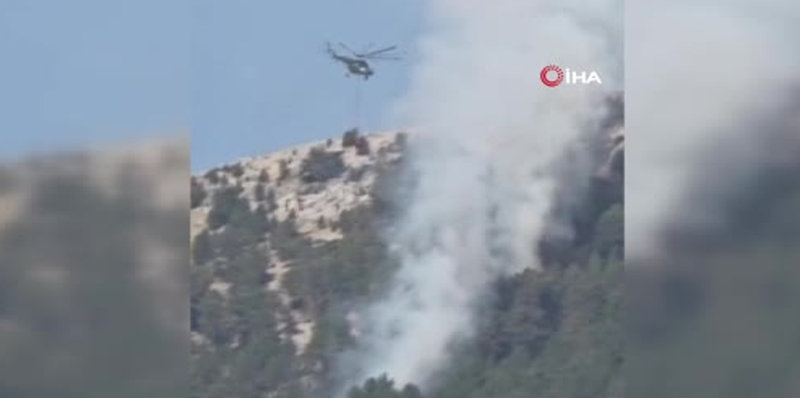 Fethiye’de orman yangını