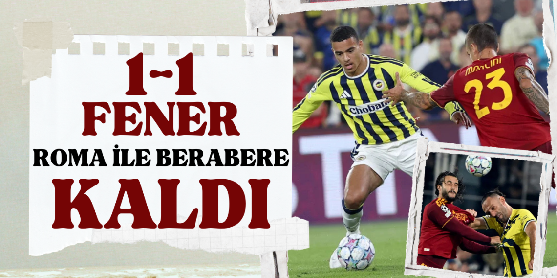 Fenerbahçe, Şampiyonlar Ligi'ne bir puanla başladı