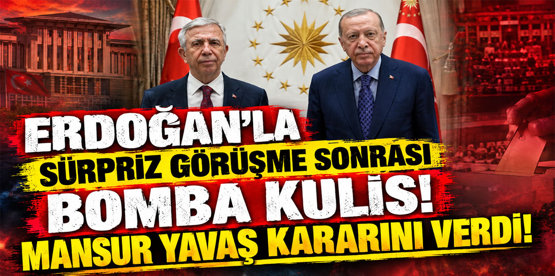 Erdoğan'la sürpriz görüşme sonrası bomba kulis! Mansur Yavaş kararını verdi
