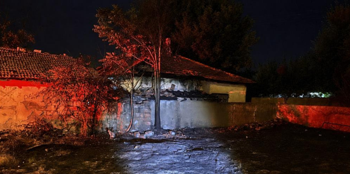Kırıkkale'de otluk alanda çıkan yangın paniğe neden oldu