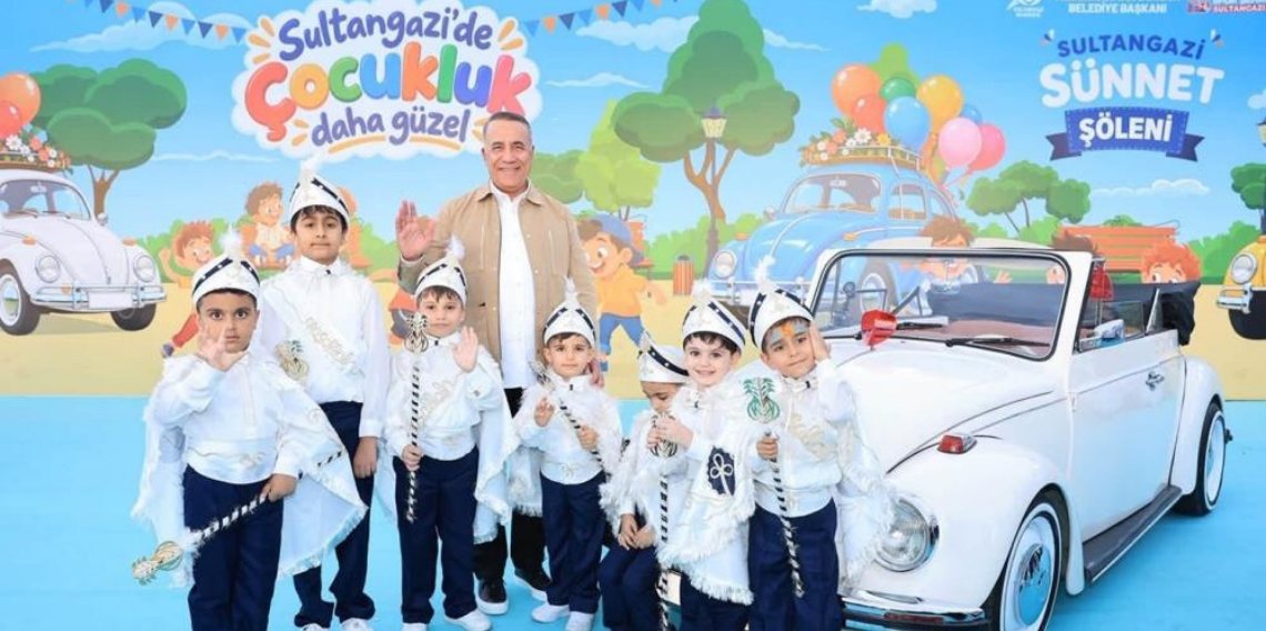 Sultangazi'de bin 500 çocuk için toplu sünnet şöleni