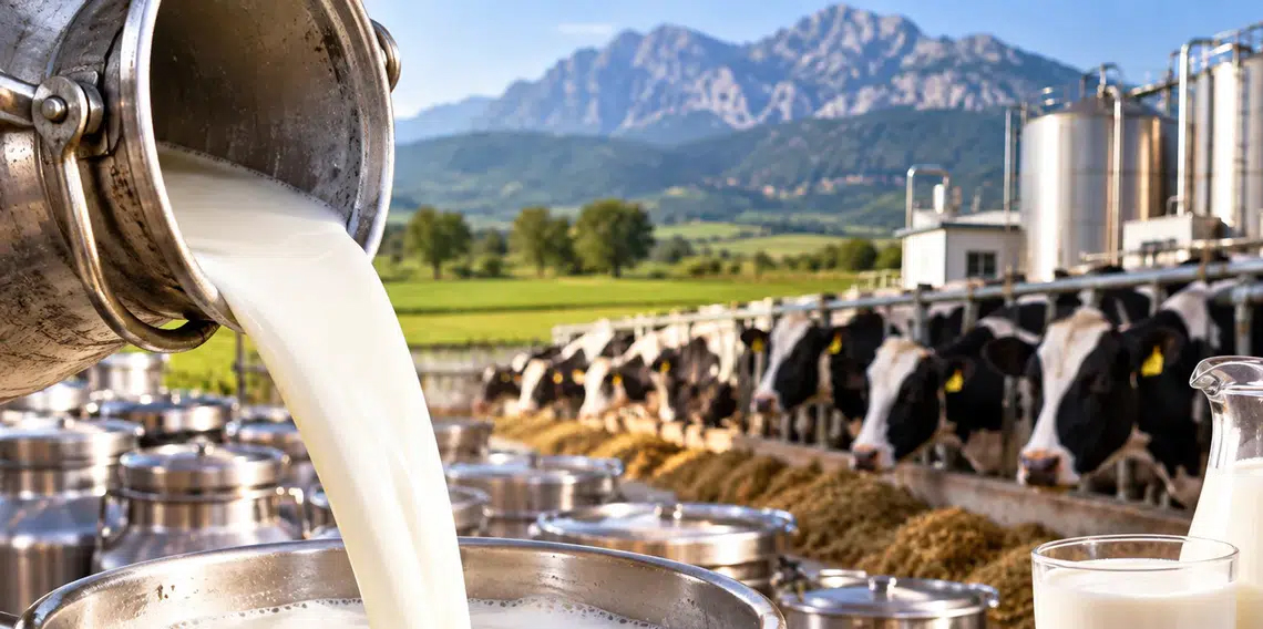 Ticari süt işletmelerince 987 bin 634 ton inek sütü toplandı