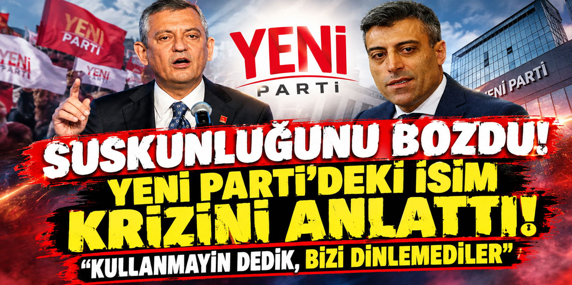 Suskunluğunu bozdu, Yeni Parti'deki isim krizini anlattı! “Kullanmayın dedik, bizi dinlemediler”