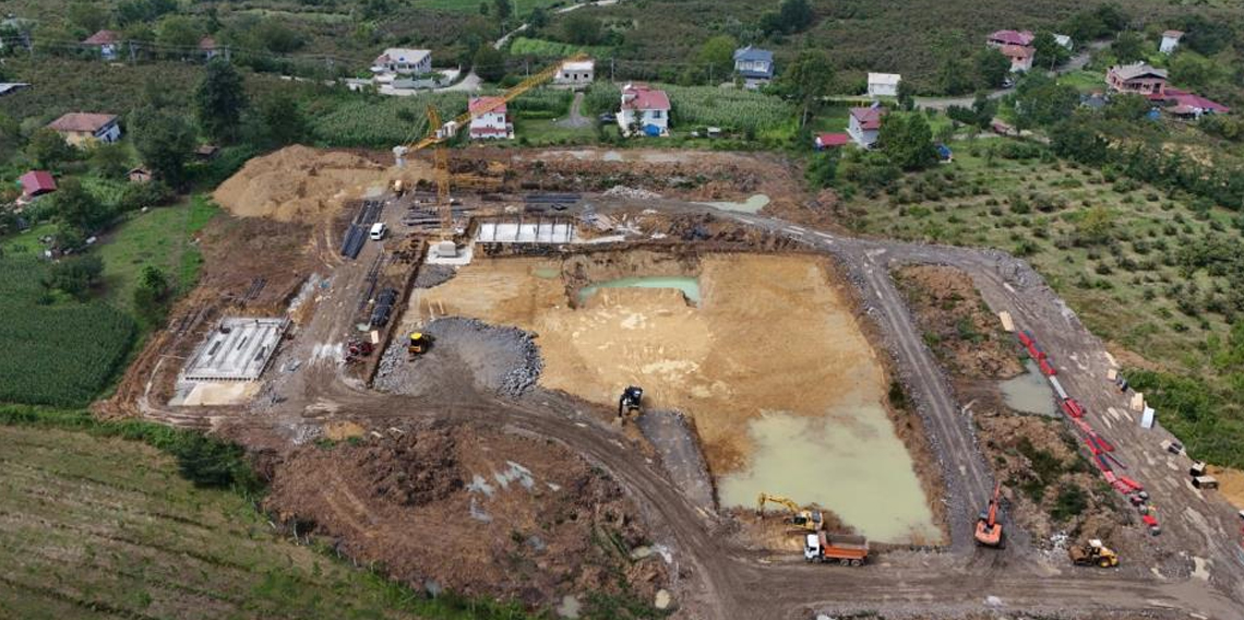 Samsun'da 1,1 milyar TL’lik içme suyu arıtma tesisi inşaatına başlandı