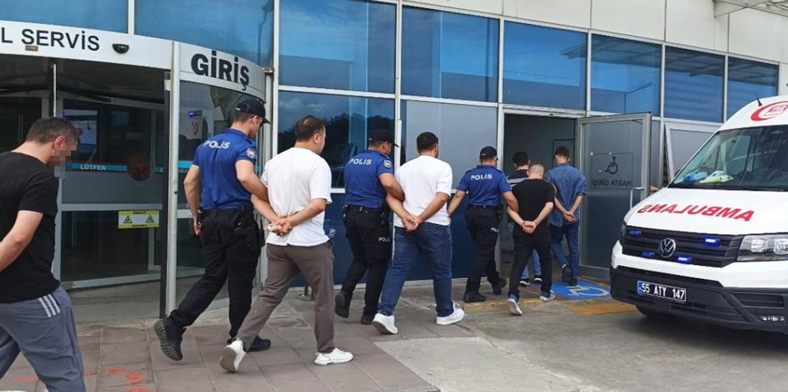 Bafra'da Sokaklar Güvende operasyonu: 10 gözaltı