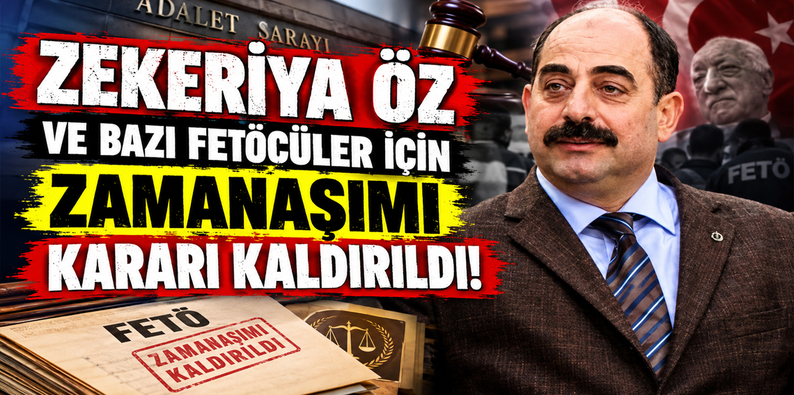 Zekeriya Öz ve 20 ihraç hâkim,savcı için yeni gelişme: Zamanaşımı kararı kaldırıldI