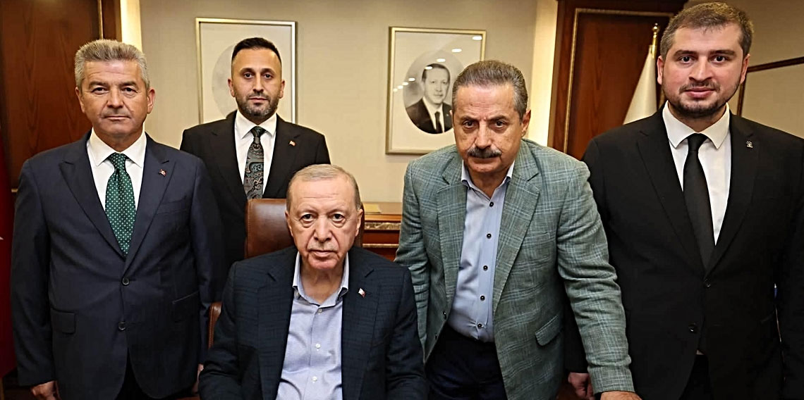 Faruk Çelik, Cumhurbaşkanı Erdoğan ile Rize'de görüştü