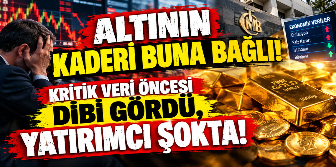 Altının kaderi buna bağlı! Kritik veri öncesi dibi gördü, yatırımcı şokta