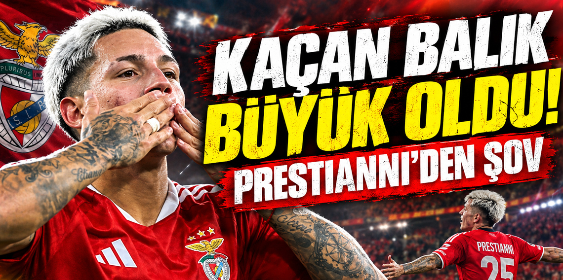 Trabzonspor’un transfer edemediği Prestianni Benfica’da coştu!