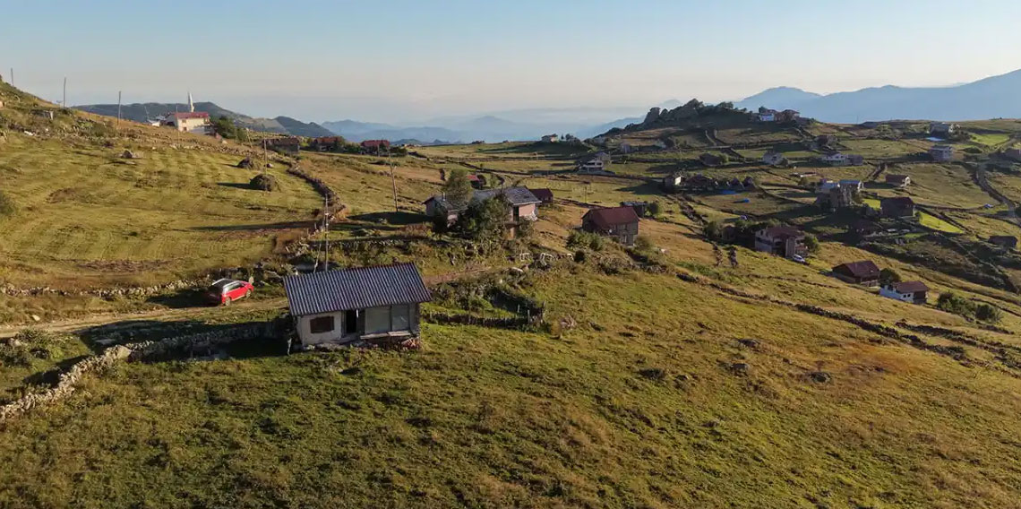 Trabzon'un yaylalarında sonbahar renkleri