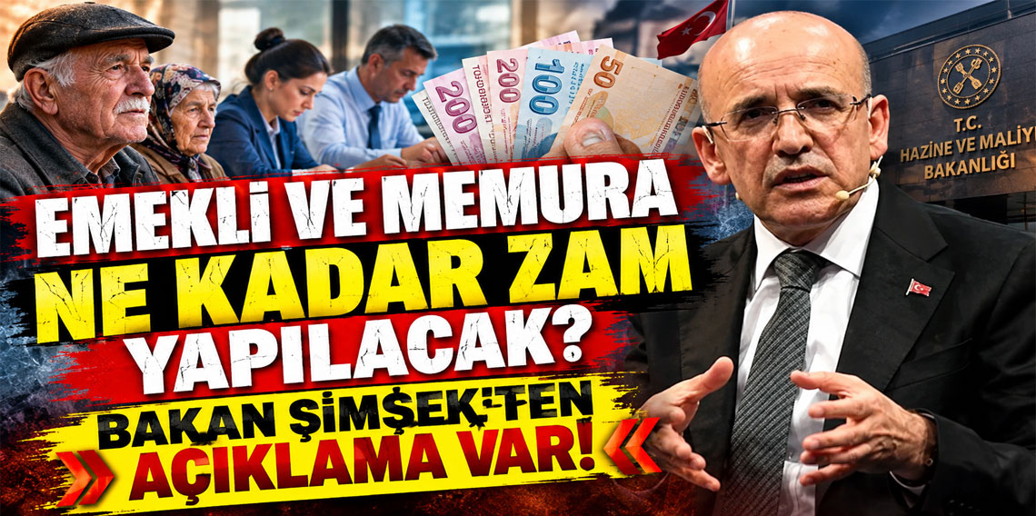 Emekli ve memura ne kadar zam yapılacak? Bakan Şimşek'ten açıklama var