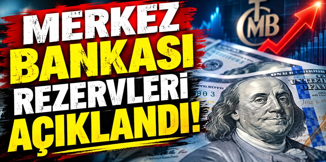 Merkez Bankası'nın toplam rezervleri azaldı