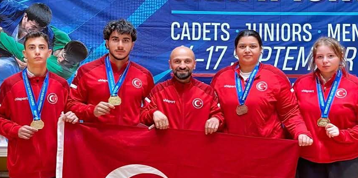 Trabzon Düzköy'ün gururu milli sporcular