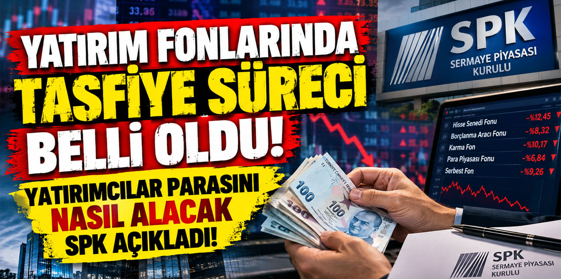 Yatırım fonlarında tasfiye süreci belli oldu yatırımcılar parasını nasıl alacak SPK açıkladı