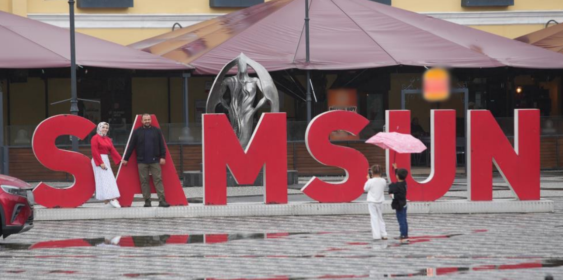 Samsun'da güz yağmurları