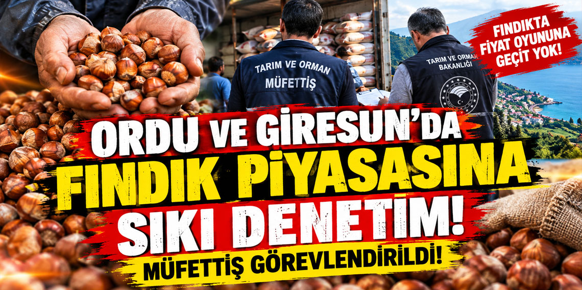 Ordu ve Giresun'da fındık piyasasına sıkı denetim! Müfettiş görevlendirildi