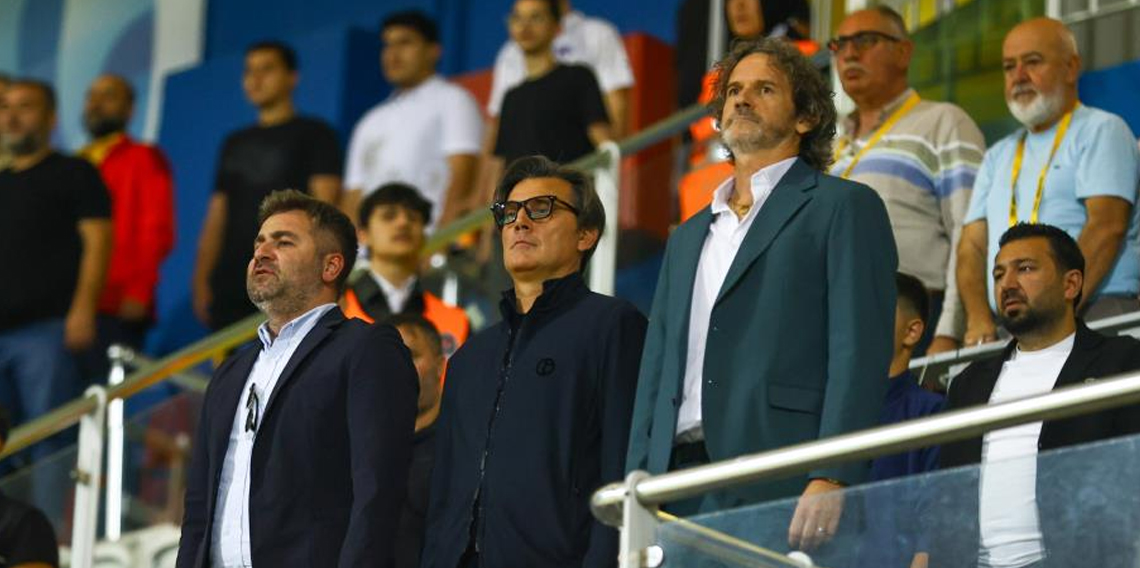 Vincenzo Montella, Kasımpaşa - Konyaspor maçını takip etti