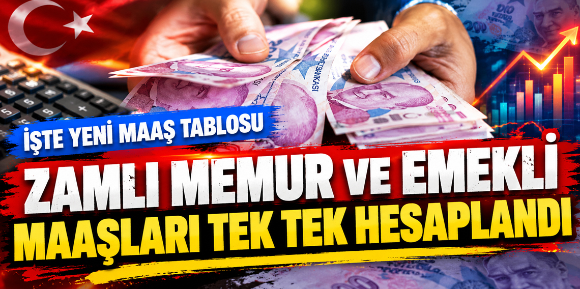 2027 Ocak memur ve emekli maaş zammı ne kadar olacak?