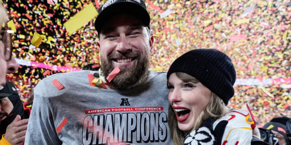 Taylor Swift tribünden eşine seslendi: “Bu benim kocam!”