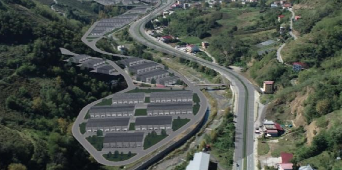 Akçaabat Küçük Sanayi Sitesi Projesi'nde inşaat çalışmaları başlıyor