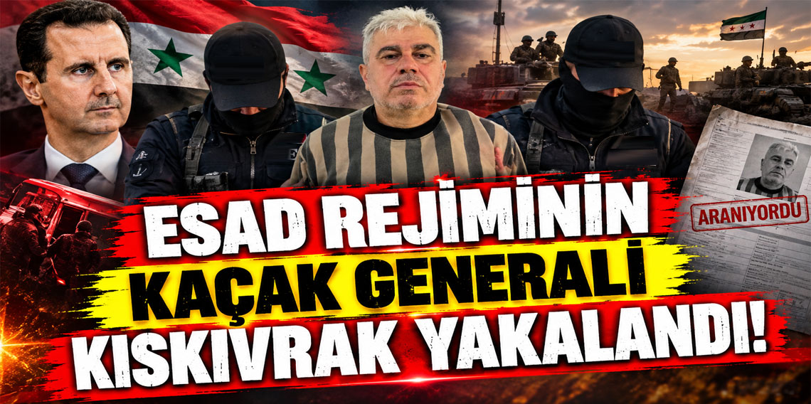 Esad rejiminin kaçak generali kıskıvrak yakalandı